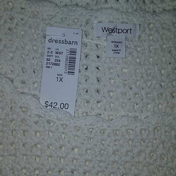 Westport white crochet sweater - Picture 6 of 8